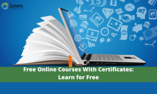 Free Online Courses with Certificates: Learn for Free | Janets